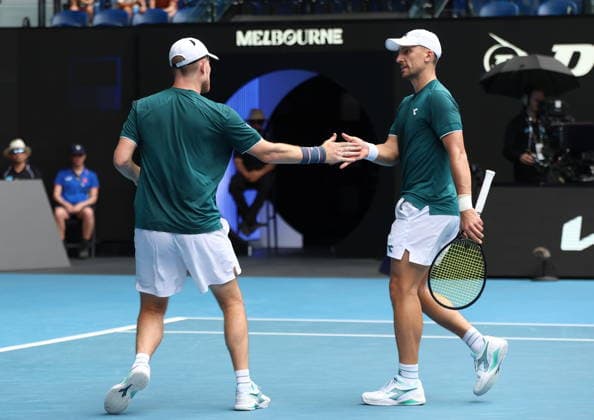 TENIS AUSTRALIAN OPEN 2026 29012026 N Z JAN ZIELINSKI I LUKE JOHNSON POLFINAL DEBEL AUSTRALIAN OPEN W MELBOURNE MARCIN CHOLEWINSKI NEWSPIX.PL TENIS AUSTRALIAN OPEN 2026 29012026 JAN ZIELINSKI AND LUKE JOHNSON IN THE SEMIFINAL DOUBLE GAME OF AUSTRALIAN OPEN IN MELBOURNE NEWSPIX.PL --- newspix.pl 