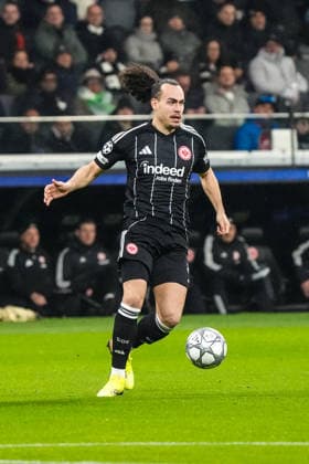 Arthur Theate Eintracht Frankfurt Frankfurt 28 01 2026 Eintracht Frankfurt vs Tottenham Hotspurs, Deutsche Bank Park, Matchday 8 Champions League