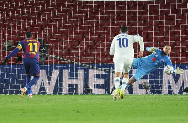 FC Barcelona, Barca v F.C. Copenhagen - UEFA Champions League 2025 26 League Phase MD8 Raphinha Dias scores a penalty during the match between FC Barcelona and FC Copenhagen, corresponding to matchday 8 of the league phase of the UEFA Champions League, played at the Spotify Camp Nou in Barcelona, Spain, on January 28, 2026. Barcelona Barcelona Spain  Copyright: xUrbanandsportx originalFilename:urbanandsport-fcbarcel260128_np4Eb.jpg