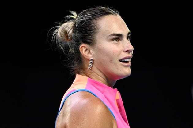 TENNIS AUSTRALIAN OPEN, Aryna Sabalenka of Russia during the women™s semifinasl against Elina Svitolina of Ukraine on day 12 of the 2026 Australian Open tennis tournament at Melbourne Park in Melbourne, Thursday, January 29, 2026. ( NO ARCHIVING MELBOURNE VICTORIA AUSTRALIA  Copyright: xJOELxCARRETTx 20260129143157610322