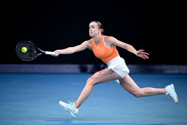 TENNIS AUSTRALIAN OPEN, Elina Svitolina of Ukraine in action during the women™s semifinasl against Aryna Sabalenka of Russia on day 12 of the 2026 Australian Open tennis tournament at Melbourne Park in Melbourne, Thursday, January 29, 2026. ( NO ARCHIVING MELBOURNE VICTORIA AUSTRALIA  Copyright: xJOELxCARRETTx 20260129196413645542