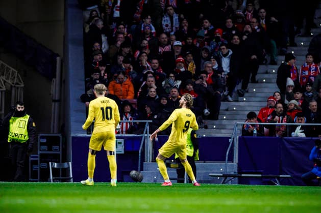 Atletico de Madrid vs Bodo Glimt - UEFA Champions League - 28 01 2026 Kasper Waarts Hogh of Bodo Glimt celebrates his goal during the UEFA Champions League match between Atletico de Madrid and Bodo Glimt at Riyadh Air Metropolitano on January 28, 2026 in Madrid, Spain. Madrid Spain Copyright: xMarinaxFrutos PGSxPhotoxAgencyx