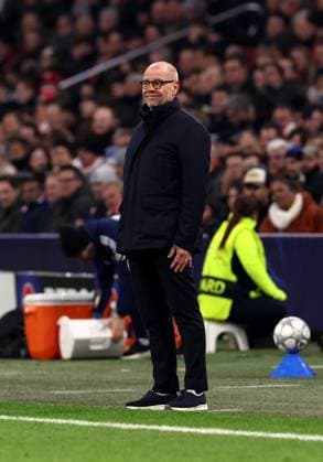 Trainer Fred Grim of AFC Ajax during the match AFC Ajax Amsterdam vs Olympiacos Piraues at the Johan Cruijff ArenA for the UEFA Champions League season 2025 2026 in AMSTERDAM, Netherlands on 28 january 2026 Photo by Peter Lous EYE4IMAGES