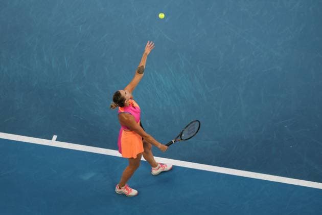 Aryna Sabalenka during her Semi-final match Australian Open tennis tournament, Day Twelve, Melbourne Park, Australia - 29 Jan 2026Melbourne Melbourne Park Victoria (VIC) Australia  Copyright: xRachelxBach Shutterstockx 16455614n