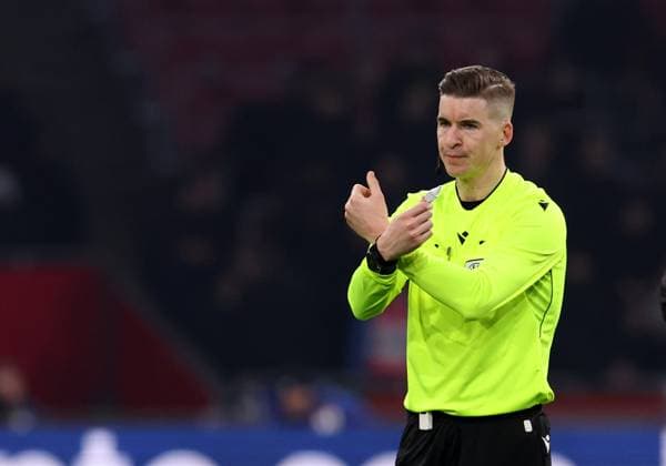 Referee Francois Letexier during the match AFC Ajax Amsterdam vs Olympiacos Piraues at the Johan Cruijff ArenA for the UEFA Champions League season 2025 2026 in AMSTERDAM, Netherlands on 28 january 2026 Photo by Peter Lous EYE4IMAGES