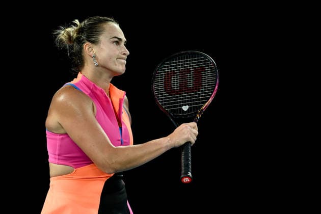 TENNIS AUSTRALIAN OPEN, Aryna Sabalenka of Russia during the women™s semifinal against Elina Svitolina of Ukraine on day 12 of the 2026 Australian Open tennis tournament at Melbourne Park in Melbourne, Thursday, January 29, 2026. ( NO ARCHIVING MELBOURNE VICTORIA AUSTRALIA  Copyright: xJOELxCARRETTx 20260129129267111760