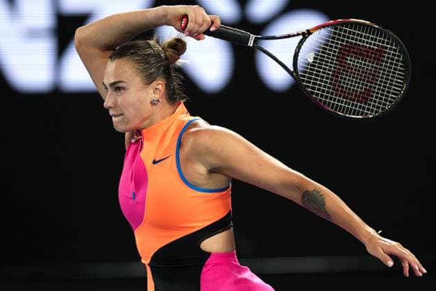 Aryna Sabalenka during her semi-final match Australian Open tennis tournament, Day Twelve, Melbourne Park, Australia - 29 Jan 2026Melbourne Melbourne Park Victoria (VIC) Australia  Copyright: xEllaxLing Shutterstockx 16455615aj