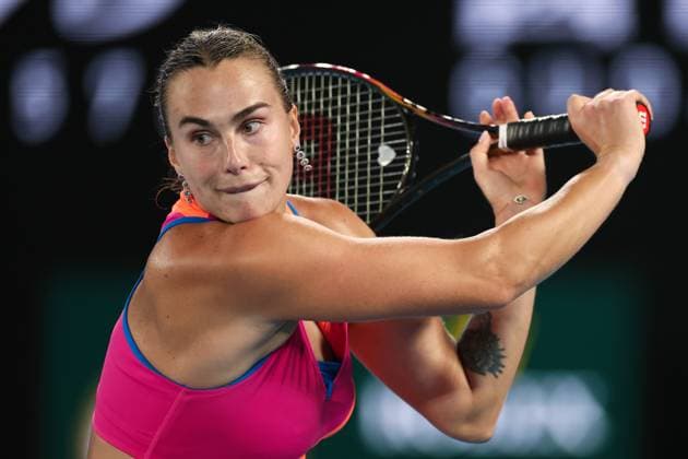 Aryna Sabalenka during her semi-final match Australian Open tennis tournament, Day Twelve, Melbourne Park, Australia - 29 Jan 2026Melbourne Melbourne Park Victoria (VIC) Australia  Copyright: xEllaxLing Shutterstockx 16455615ag