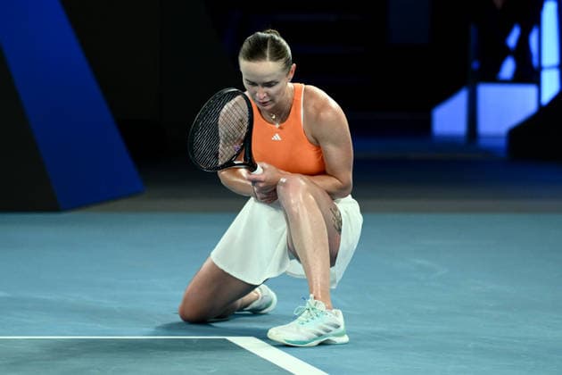 TENNIS AUSTRALIAN OPEN, Elina Svitolina of Ukraine during the women™s semifinal against Aryna Sabalenka of Russia on day 12 of the 2026 Australian Open tennis tournament at Melbourne Park in Melbourne, Thursday, January 29, 2026. ( NO ARCHIVING MELBOURNE VICTORIA AUSTRALIA  Copyright: xJOELxCARRETTx 20260129179543587056