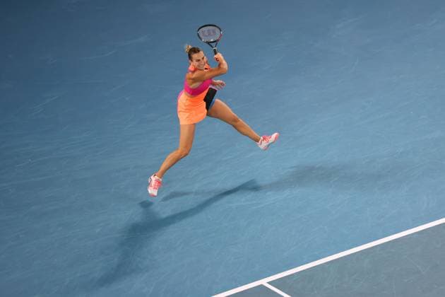Aryna Sabalenka during her Semi-final match Australian Open tennis tournament, Day Twelve, Melbourne Park, Australia - 29 Jan 2026Melbourne Melbourne Park Victoria (VIC) Australia  Copyright: xRachelxBach Shutterstockx 16455614ai