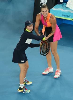 Aryna Sabalenka wins her Semi-final match Australian Open tennis tournament, Day Twelve, Melbourne Park, Australia - 29 Jan 2026Melbourne Melbourne Park Victoria (VIC) Australia  Copyright: xRachelxBach Shutterstockx 16455614am