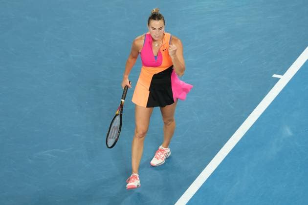 Aryna Sabalenka wins her Semi-final match Australian Open tennis tournament, Day Twelve, Melbourne Park, Australia - 29 Jan 2026Melbourne Melbourne Park Victoria (VIC) Australia  Copyright: xRachelxBach Shutterstockx 16455614ap