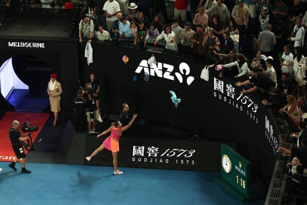 Aryna Sabalenka wins her Semi-final match Australian Open tennis tournament, Day Twelve, Melbourne Park, Australia - 29 Jan 2026Melbourne Melbourne Park Victoria (VIC) Australia  Copyright: xRachelxBach Shutterstockx 16455614ar