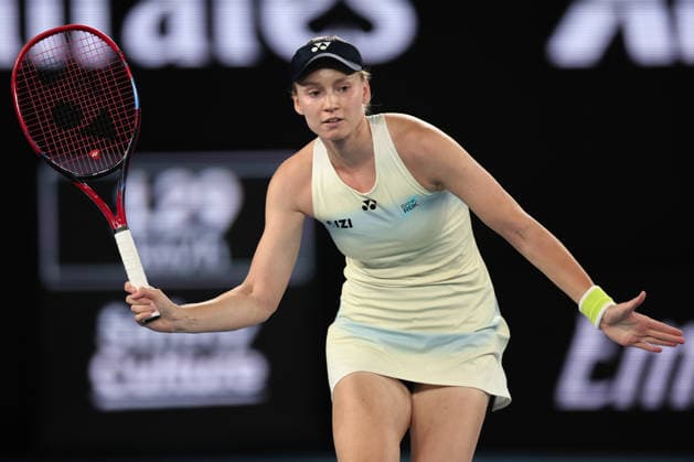 Elena Rybakina during her semi-final match Australian Open tennis tournament, Day Twelve, Melbourne Park, Australia - 29 Jan 2026Melbourne Melbourne Park Victoria (VIC) Australia  Copyright: xEllaxLing Shutterstockx 16455615bi