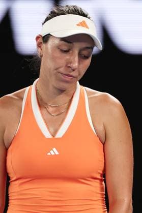 Jessica Pegula dejected during her semi-final match Australian Open tennis tournament, Day Twelve, Melbourne Park, Australia - 29 Jan 2026Melbourne Melbourne Park Victoria (VIC) Australia  Copyright: xEllaxLing Shutterstockx 16455615bk