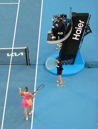 Aryna Sabalenka during her Semi-final match Australian Open tennis tournament, Day Twelve, Melbourne Park, Australia - 29 Jan 2026Melbourne Melbourne Park Victoria (VIC) Australia  Copyright: xRachelxBach Shutterstockx 16455614bb