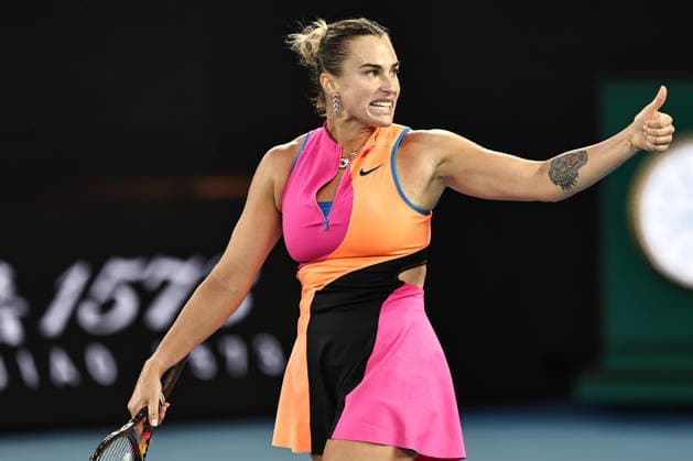 Aryna Sabalenka, BLR, during semifinals of 2026 Australian Open in Melbourne, 29 01 2026