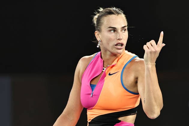 Aryna Sabalenka, BLR, during semifinals of 2026 Australian Open in Melbourne, 29 01 2026
