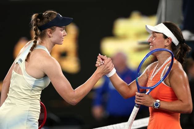 Tennis, Australian Open, Day 12, Womens semi-final, Pegula - Rybakina