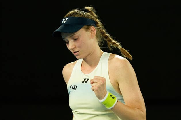 January 29, 2026: 5th seed ELENA RYBAKINA of Kazakhstan in action against 6th seed JESSICA PEGULA of the USA on Rod Laver Arena in a Women s Singles Semifinals match on day 12 of the 2026 Australian Open in Melbourne, Australia. RYBAKINA won 63 76. Cal Media Melbourne Australia - ZUMAc04_ 20260129_faf_c04_016 Copyright: xSydneyxLowx