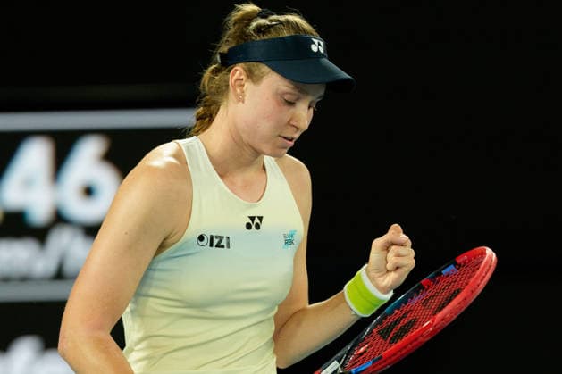 January 29, 2026: 5th seed ELENA RYBAKINA of Kazakhstan in action against 6th seed JESSICA PEGULA of the USA on Rod Laver Arena in a Women s Singles Semifinals match on day 12 of the 2026 Australian Open in Melbourne, Australia. RYBAKINA won 63 76. Cal Media Melbourne Australia - ZUMAc04_ 20260129_faf_c04_023 Copyright: xSydneyxLowx