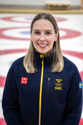 260129 Sofia Scharback, Curling, poserar för ett porträtt under en presskonferens anordnad av Svenska Olympiska KommittÃ n den 29 januari 2026 i Stockholm. *** 260129 Sofia Scharback, Curling, poses for a portrait during a press conference organized by the Swedish Olympic Committee on 29 January 2026 in Stockholm  Copyright: JOHANNAxSÄLL BB260129BB422