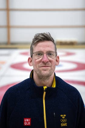 260129 Kristian Lindström, tränare Curling, poserar för ett porträtt under en presskonferens anordnad av Svenska Olympiska KommittÃ n den 29 januari 2026 i Stockholm. *** 260129 Kristian Lindström, Curling coach, poses for a portrait during a press conference organized by the Swedish Olympic Committee on 29 January 2026 in Stockholm  Copyright: JOHANNAxSÄLL BB260129BB426