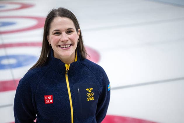 260129 Anna Hasselborg, Curling, poserar för ett porträtt under en presskonferens anordnad av Svenska Olympiska KommittÃ n den 29 januari 2026 i Stockholm. *** 260129 Anna Hasselborg, Curling, poses for a portrait during a press conference organized by the Swedish Olympic Committee on 29 January 2026 in Stockholm  Copyright: JOHANNAxSÄLL BB260129BB432