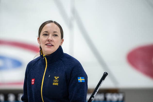 260129 Agnes Knochenhauer, Curling, under en presskonferens anordnad av Svenska Olympiska KommittÃ n den 29 januari 2026 i Stockholm. *** 260129 Agnes Knochenhauer, Curling, during a press conference organized by the Swedish Olympic Committee on 29 January 2026 in Stockholm  Copyright: JOHANNAxSÄLL BB260129BB442