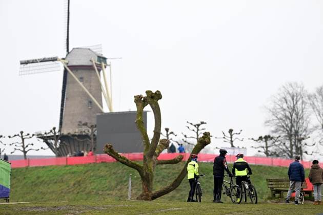 UCI World Championships 2026 Hulst - Media activities 29 01 2026 HULST, THE NETHERLANDS - JANUARY 29 : Illustration picture showing cyclocross riders on training during the official training session on the track of the 2026 UCI Cyclo-Cross World Championships on January 29, 2026 in Hulst, The Netherlands, 29 01 2026 Hulst The Netherlands  Copyright: xNicoxVereeckenx