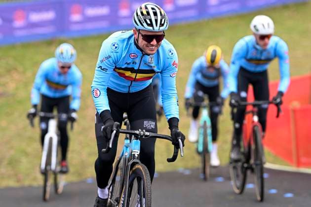 UCI World Championships 2026 Hulst - Media activities 29 01 2026 HULST, THE NETHERLANDS - JANUARY 29 : De Clercq Angelo (BEL) on training during the official training session on the track of the 2026 UCI Cyclo-Cross World Championships on January 29, 2026 in Hulst, The Netherlands, 29 01 2026 Hulst The Netherlands  Copyright: xNicoxVereeckenx