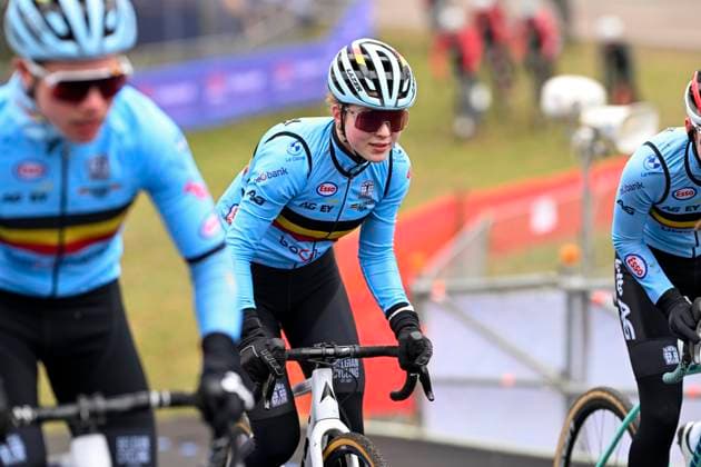 UCI World Championships 2026 Hulst - Media activities 29 01 2026 HULST, THE NETHERLANDS - JANUARY 29 : Illustration picture showing Belgian cyclocross riders pictured on training during the official training session on the track of the 2026 UCI Cyclo-Cross World Championships on January 29, 2026 in Hulst, The Netherlands, 29 01 2026 Hulst The Netherlands  Copyright: xNicoxVereeckenx
