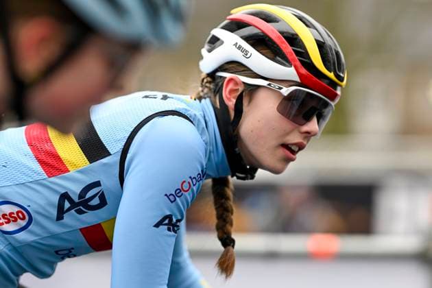 UCI World Championships 2026 Hulst - Media activities 29 01 2026 HULST, THE NETHERLANDS - JANUARY 29 : Peeters Zita (BEL) on training during the official training session on the track of the 2026 UCI Cyclo-Cross World Championships on January 29, 2026 in Hulst, The Netherlands, 29 01 2026 Hulst The Netherlands  Copyright: xNicoxVereeckenx