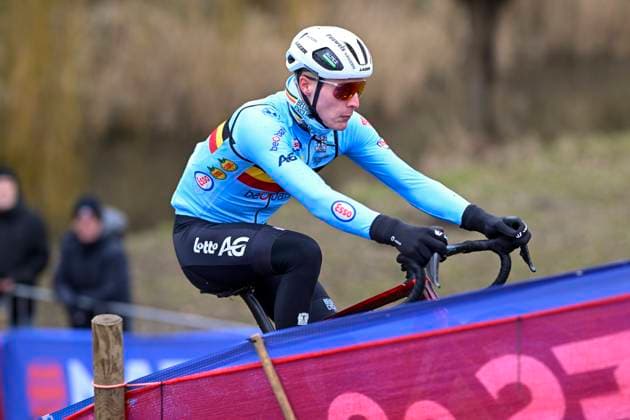 UCI World Championships 2026 Hulst - Media activities 29 01 2026 HULST, THE NETHERLANDS - JANUARY 29 : Illustration picture showing a belgian cyclocross rider on training during the official training session on the track of the 2026 UCI Cyclo-Cross World Championships on January 29, 2026 in Hulst, The Netherlands, 29 01 2026 Hulst The Netherlands  Copyright: xNicoxVereeckenx