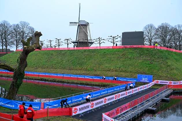 UCI World Championships 2026 Hulst - Media activities 29 01 2026 HULST, THE NETHERLANDS - JANUARY 29 : Illustration picture showing cyclocross riders on training during the official training session on the track of the 2026 UCI Cyclo-Cross World Championships on January 29, 2026 in Hulst, The Netherlands, 29 01 2026 Hulst The Netherlands  Copyright: xNicoxVereeckenx
