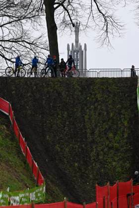UCI World Championships 2026 Hulst - Media activities 29 01 2026 HULST, THE NETHERLANDS - JANUARY 29 : Illustration picture showing cyclocross riders on training during the official training session on the track of the 2026 UCI Cyclo-Cross World Championships on January 29, 2026 in Hulst, The Netherlands, 29 01 2026 Hulst The Netherlands  Copyright: xNicoxVereeckenx