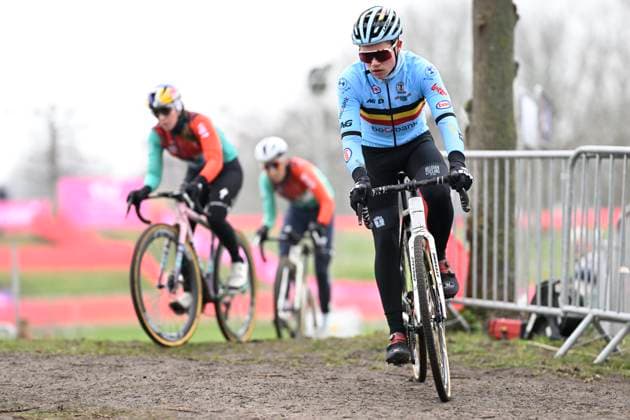 UCI World Championships 2026 Hulst - Media activities 29 01 2026 HULST, THE NETHERLANDS - JANUARY 29 : Illustration picture showing Belgian cyclocross riders on training during the official training session on the track of the 2026 UCI Cyclo-Cross World Championships on January 29, 2026 in Hulst, The Netherlands, 29 01 2026 Hulst The Netherlands  Copyright: xNicoxVereeckenx