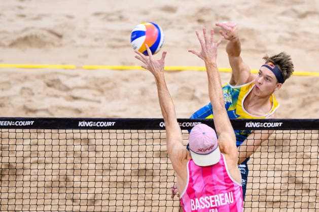 260129 Swedens Jonatan Hellvig during Stockholm Beach 2026 on January 29, 2026 in Stockholm  Copyright: EMMAxWALLSKOG BB260129EW010