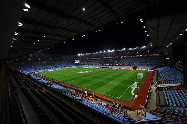 SOCCER - UEFA EL, Aston Villa vs RBS BIRMINGHAM,ENGLAND,29.JAN.26 - SOCCER - UEFA Europa League, Aston Villa FC vs Red Bull Salzburg. Image shows an overview of the Villa Park.  GEPAxpictures xMichaelxZemanek