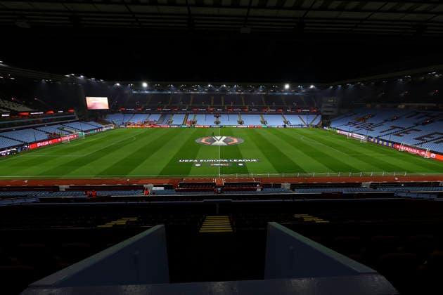 SOCCER - UEFA EL, Aston Villa vs RBS BIRMINGHAM,ENGLAND,29.JAN.26 - SOCCER - UEFA Europa League, Aston Villa FC vs Red Bull Salzburg. Image shows an overview of the Villa Park.  GEPAxpictures xMichaelxZemanek