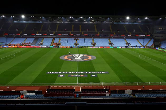 SOCCER - UEFA EL, Aston Villa vs RBS BIRMINGHAM,ENGLAND,29.JAN.26 - SOCCER - UEFA Europa League, Aston Villa FC vs Red Bull Salzburg. Image shows an overview of the Villa Park.  GEPAxpictures xMichaelxZemanek