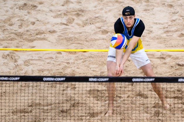 260129 Swedens Elmer Andersson during Stockholm Beach 2026 on January 29, 2026 in Stockholm  Copyright: EMMAxWALLSKOG BB260129EW013