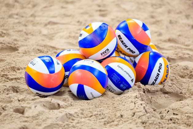 STOCKHOLM, SWEDEN 20260129 Volleyballs during the beach volleyball competition Stockholm Beach 2026, an official event in the international Queen King of the Court series, at Avicii Arena in Stockholm STOCKHOLM SWEDEN x60160x  Copyright: xStefanxJerrevang TTx STOCKHOLM BEACH 2026