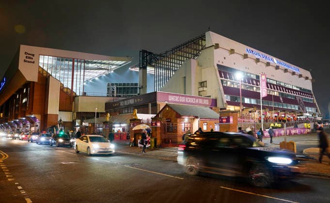 Birmingham, England, 29th January 2026. General view of the stadium before the Aston Villa vs FC Salzburg UEFA Europa League match at Villa Park, Birmingham. Picture credit should read: Andrew Yates Sportimage EDITORIAL USE ONLY. No use with unauthorised audio, video, data, fixture lists, club league logos or live services. Online in-match use limited to 120 images, no video emulation. No use in betting, games or single club league player publications. SPI_002_AY_Villa_Salzburg SPI-4490-0001