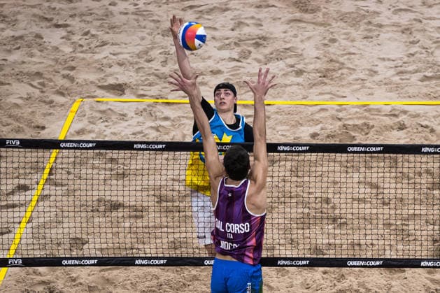 260129 Swedens Elmer Andersson during Stockholm Beach 2026 on January 29, 2026 in Stockholm  Copyright: EMMAxWALLSKOG BB260129EW020