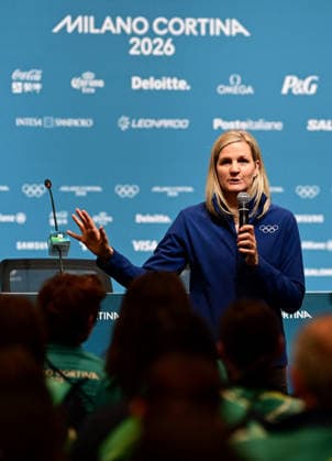 Milano Cortina 2026, Kristy Coventry meets volunteers in Milan