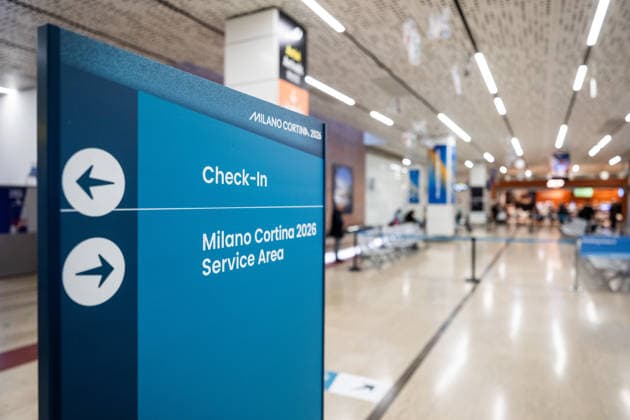 260129 Information signage for the Milano Cortina Olympics at Marco Polo Airport during day -8 of the 2026 Winter Olympics on January 29, 2026 in Venice. Photo: Mathias Bergeld BILDBYRAN kod MB MB1285 Olympic Games, Olympische Spiele, Olympia, OS olympics winter olympics os ol olympiska spel vinter-os olympiske leker milano cortina 2026 milan cortina 2026 milano cortina 2026 olympic games milano cortina 2026 winter olympic games milano cortina-os milano cortina-ol vinter-ol -8 bbeng preview förhands genre *** 260129 Information signage for the Milano Cortina Olympics at Marco Polo Airport during day 8 of the 2026 Winter Olympics on January 29, 2026 in Venice Photo Mathias Bergeld BILDBYRAN code MB MB1285 olympic games olympics winter olympics os ol olympic games winter os olympic games milano cortina 2026 milan cortina 2026 milano cortina 2026 olympic games milano cortina 2026 winter olympic games milano cortina os milano cortina ol winter ol 8 bbeng preview preview genre  Copyright: MATHIASxBERGELD BB260129MB006