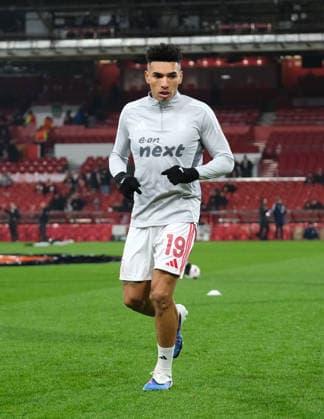 Igor Jesus of Nottingham Forest during the pre-match warm-up during the UEFA Europa league football match between Nottingham Forest and Ferencvaros TC at the City Ground in Nottingham. Copyright: xPaulxBonser SportsxPressxPhotox Sportspressphoto_SPR86693