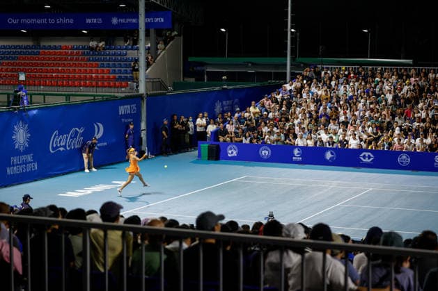 Philippine Women s Open in Manila Camila Osorio of Columbia in action against Alexandra Eala of the Philippines during day four of the Philippine Women s Open in Manila, Philippines on January 29, 2026. The Philippine Women s Open runs from January 26 to 31 2026. MANILA PHILIPPINES  Copyright: xMatrixxImagesx xMarkxCristinox
