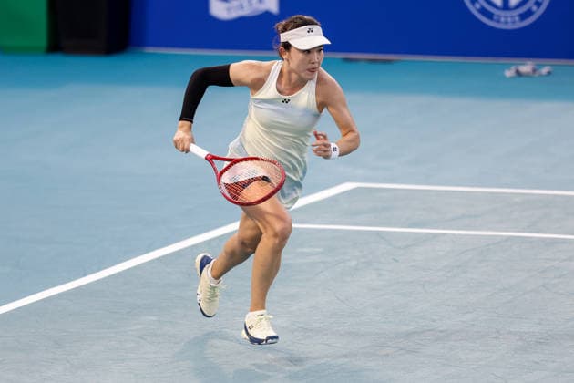 Philippine Women s Open in Manila Lin Zhu of China in action against Donna Vekic of Croatia during day four of the Philippine Women s Open in Manila, Philippines on January 29, 2026. The Philippine Women s Open runs from January 26 to 31 2026. MANILA PHILIPPINES  Copyright: xMatrixxImagesx xMarkxCristinox